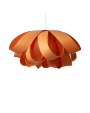 Lampa wisząca drewniana Agatha Large pomarańczowa LZF