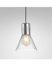 Lampa wisząca Modern Glass Flared E27 TR 50483 Aqform