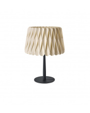 Lampa biurkowa drewniana Lola Small biała LZF