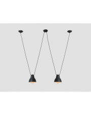 Lampa wisząca Coben Hangman 2 czarna Customform