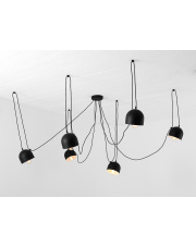 Lampa wisząca Popo 6 czarna Customform