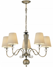 Lampa wisząca Lilosa 5 patyna/złoty/chrom Amplex