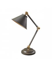 Lampa biurkowa Provence Element szara Elstead