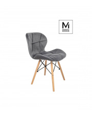 MODESTO krzesło KLIPP VELVET ciemny szary Modesto Design