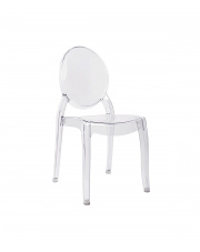 Krzesło ELIZABETH transparentne - poliwęglan King Home