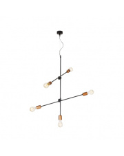 Lampa wisząca Sticks V black/copper 6270 Nowodvorski