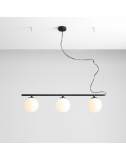 Lampa wisząca Beryl Glass 3 Black 1006E_1 Aldex