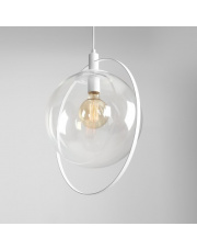 Lampa wisząca Aura White transparentna 1065G Aldex