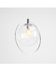 Lampa wisząca Aura Chrome transparentna 1065G4 Aldex