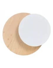 Kinkiet Circle 1B White Emibig