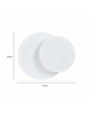 Kinkiet Circle 1C White Emibig