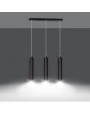 Lampa wisząca Luna 3 black 956/3 Emibig