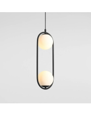 Lampa wisząca Riva 2 Black 1086H1 Aldex