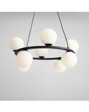 Lampa wisząca Krone 8 black 1085P1 Aldex