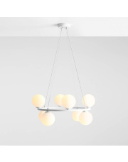 Lampa wisząca Krone 8 white 1085P Aldex