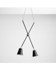 Lampa wisząca Arte 2 black 1008H1 Aldex