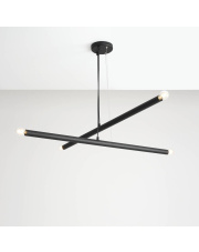 Lampa wisząca Tubo 4 black 1072L1 Aldex