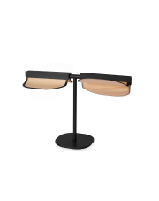 Lampa biurkowa drewniana Omma Table 2 Leaves buk LZF