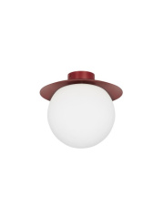 Lampa Sufitowa / Plafon Kuul C burgundowa Ummo