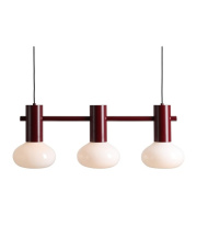 LAMPA WISZĄCA FLO 3 RUBY S 7000E27_S ALDEX