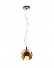 Lampa wisząca Beluga Royal 20 cm brąz D57A5741 Fabbian