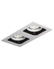 Wpust sufitowy Double Quad QR111 biało-czarny Mistic Lighting